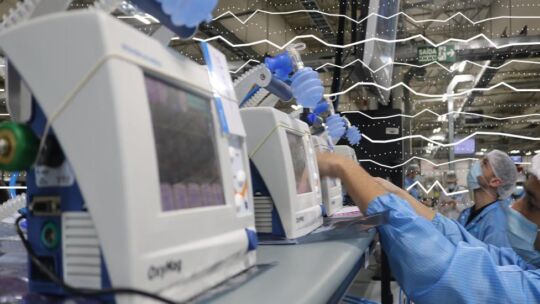 Answering the challenge to mass produce medical ventilators