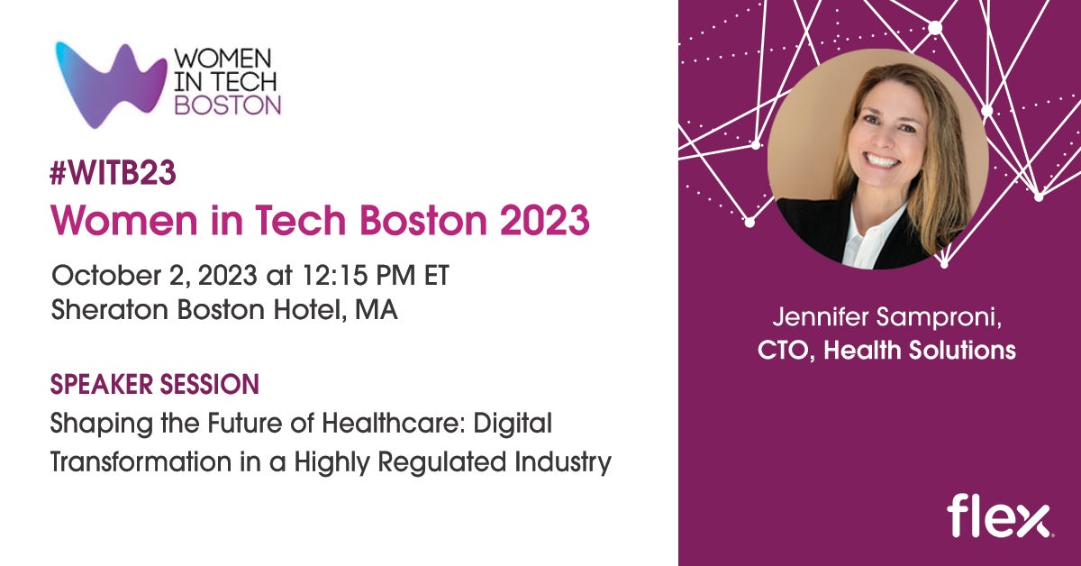 image of Jennifer Samproni in regards to the Women in Tech Boston October 2, 2023 at 2:25PM ET | Sheraton Boston Hotel